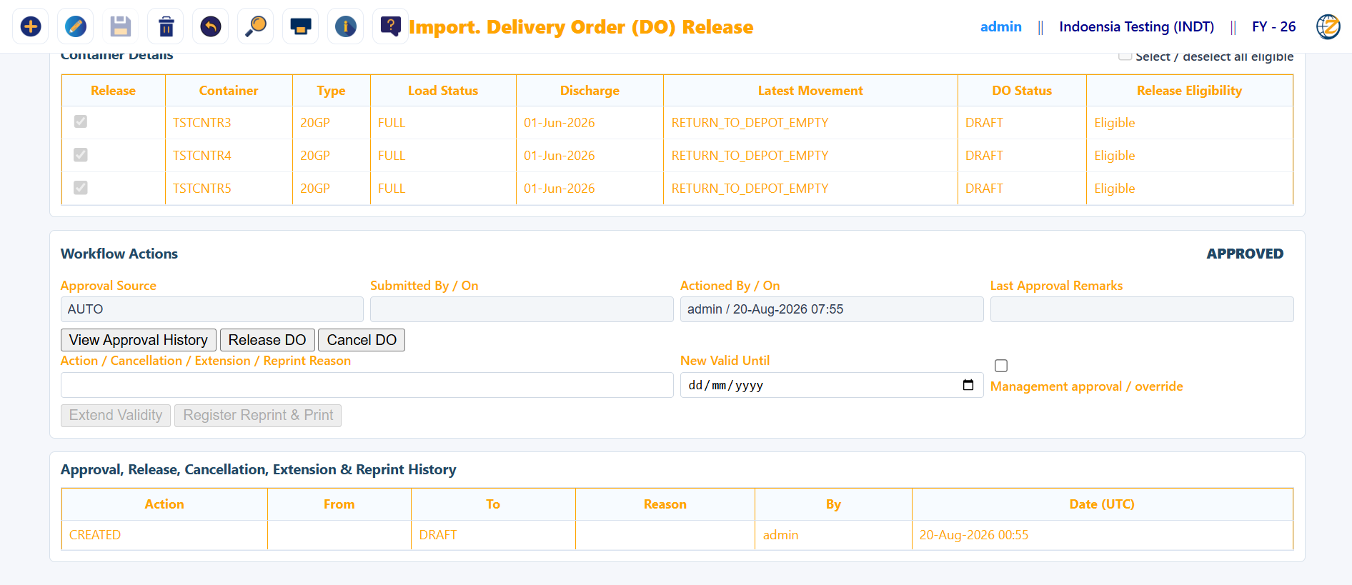 FreightZen delivery order